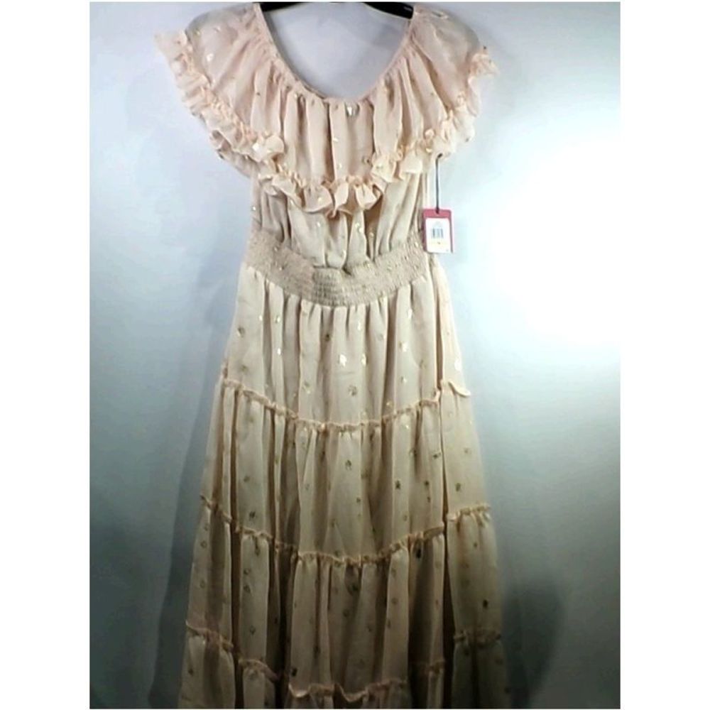 Vince Camuto Womens SUMMER ROSE Regular Short Sleeve Casual, Pink, Size Medium